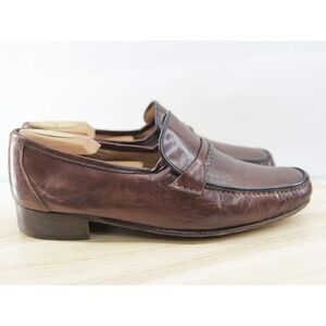 Bruno Magli Loafers Men's Size 9 W‎ Brown Made in Italy